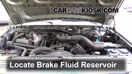 1995 Ford F-250 XL 7.5L V8 Standard Cab Pickup (2 Door) Brake Fluid Check Fluid Level